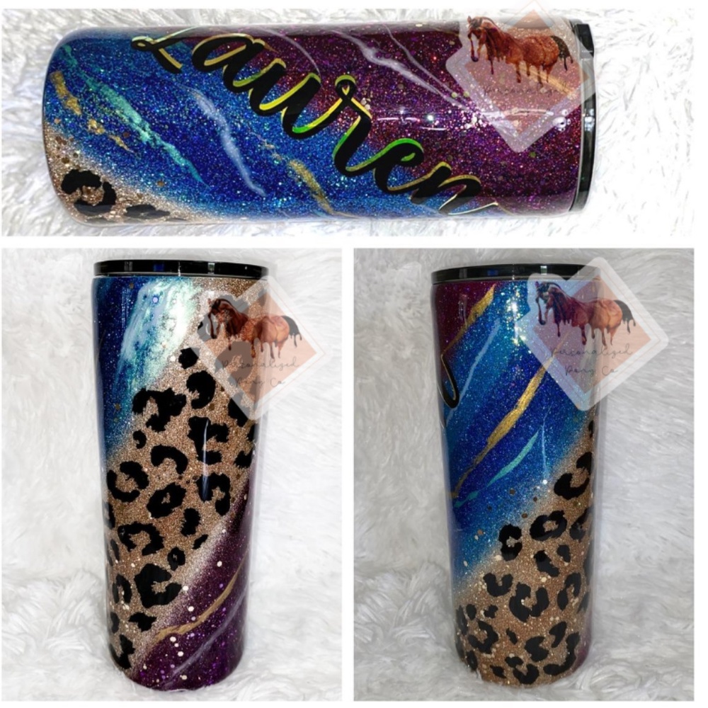 glitter tumblers